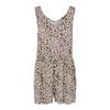 Женский комбинезон pcneora с леопардовым принтом и v-образным вырезом