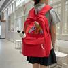 School Bag Ins High Value Sweet Girl Cute Contrasting Color Letter Medium Male