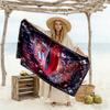 Bayern Munich Cosmic Jersey Customize Your Name Beach Towel Soft Durable Quick-Dry