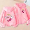 Child Clothing Personalized Fashion Cute Zipper Coat Girl Autumn Jacket Kid Clothes Cartoon with Hooded Sweatshirt