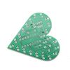 DIY Heart Shape Breathing Lamp Kit LED Circuit Board 4V 6V Electronic Solder Assembly for Electronics Student Project