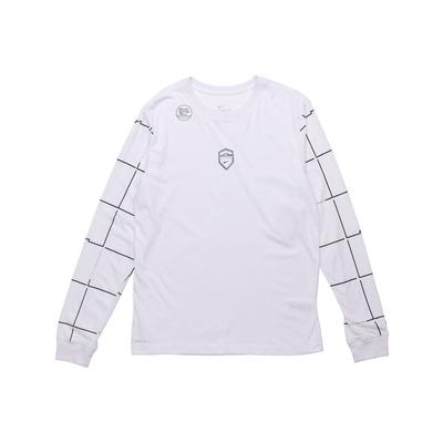 Мужская футболка с длинным рукавом Dri-Fit Lebron Basketball Grid, белые топы CD0926-121