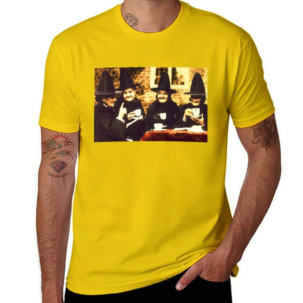 Witches Tea Party colored Tshirt sublime heavyweights mens plain t shirts