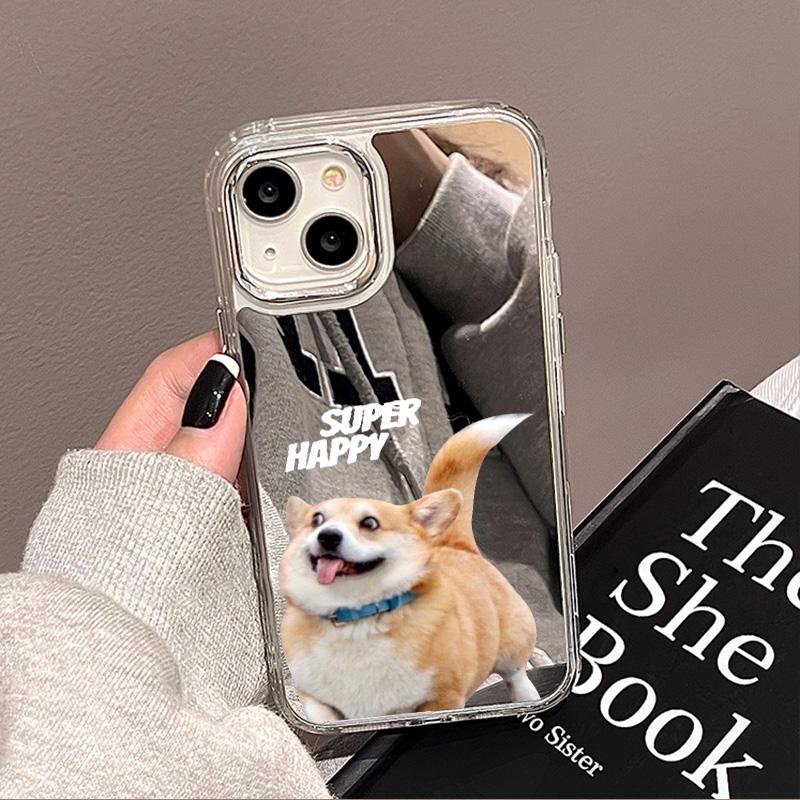 Mobile Phone Cases for iPhone 11 13 XR 15 Pro Max 12 14 Pro Max Case iPhone 16 XS Max Mirror Protective Case Mirror Exquisite Cartoon Waterproof