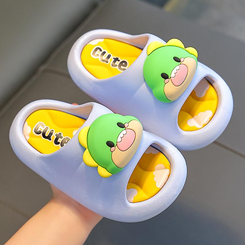 Summer Girls' Sandals Princess Cartoon Non-Slip Bathroom Shower Cute Soft Sole Children's Slippers