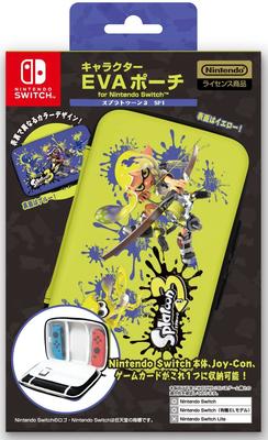 Лицензированный чехол EVA с персонажами для моделей Nintendo OLED для Splatoon 3 Switch [Продукт Nintendo] Switch/Switch (СП1) -