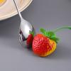 Cute Paintings Cat 304 Stainless Steel Spoon Hollow For Coffee Tea Dessert Spoon Kitchen Tableware Gifts For Students Children