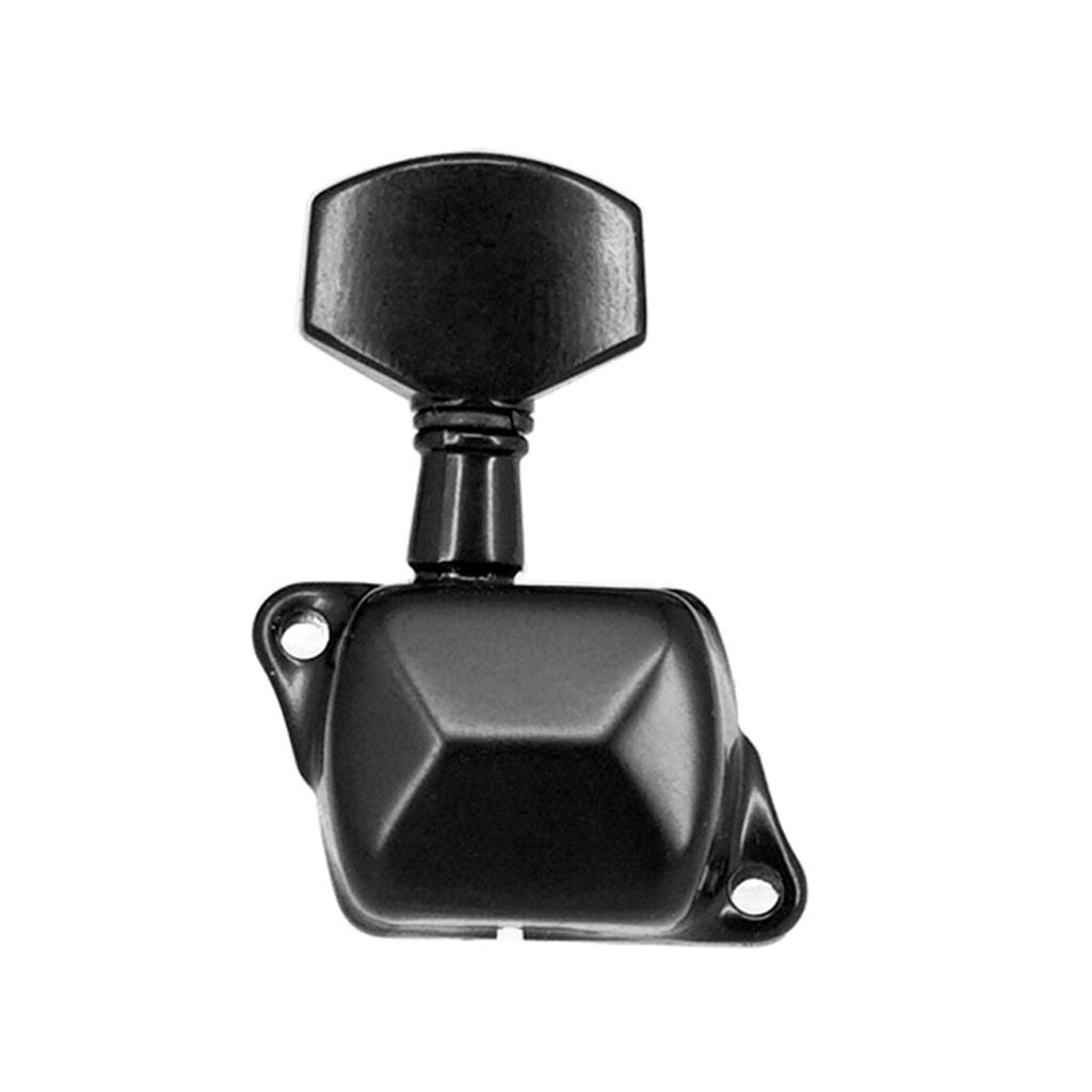 6 колков для гитарных струн, полузакрытые колки, тюнеры для электрогитары и акустической гитары.