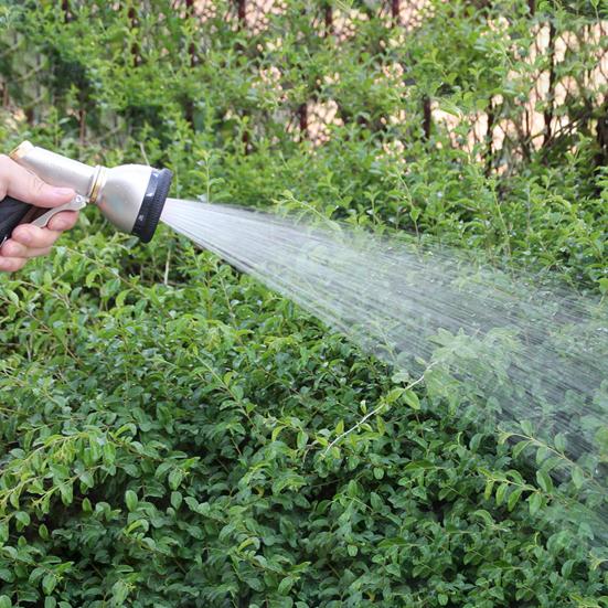 Сверхпрочная насадка для шланга 9 регулируемых режимов распыления Распылитель для шланга