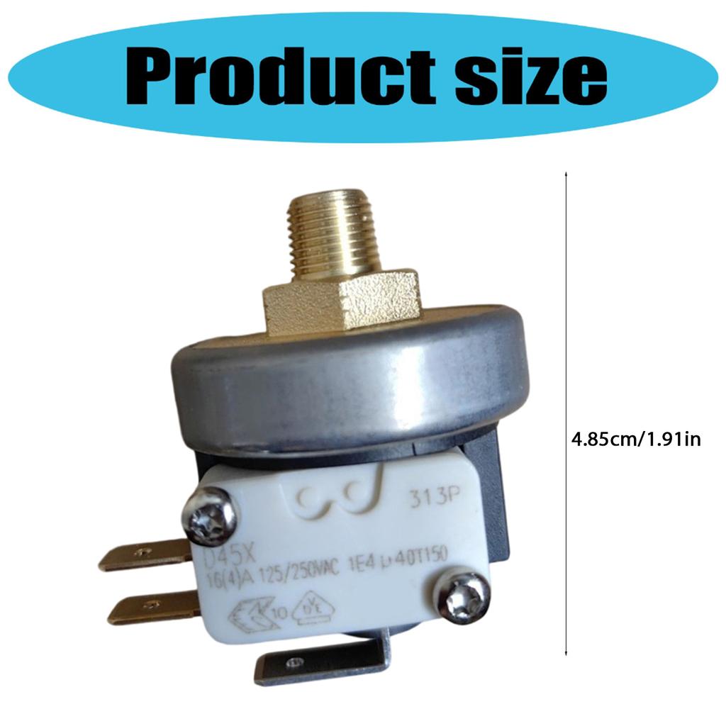 Adjustable High Temperature Steam Boiler Pressure Switch Iron Milk Brewing Coffee Machine Control Switch Installation