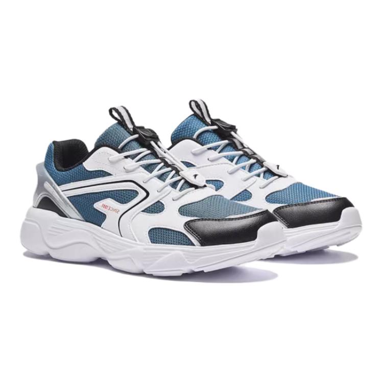 Anta Удобные универсальные нескользящие износостойкие низкие детские кроссовки для бега Детские кроссовки Синие Белые Черные A12438802-1