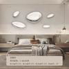 Wall Decor Imitation Stainless Steel Goose Egg Stone Wall Decoratio Creative Water Droplet Wall Decor Pendant Home Hotel Hanging