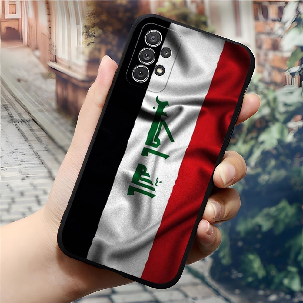 Iraqi Iraq National Flag Phone Case For Samsung Galaxy S24 S23 S26 S22 S25 S20 A16 S21 Ultra Fe Plus A54 A24 A53 Coque