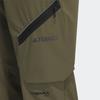 Adidas Solid Color Lace-Up Large Pocket Outdoor Cargo Pants Men Pants Rock-Olive IC7995