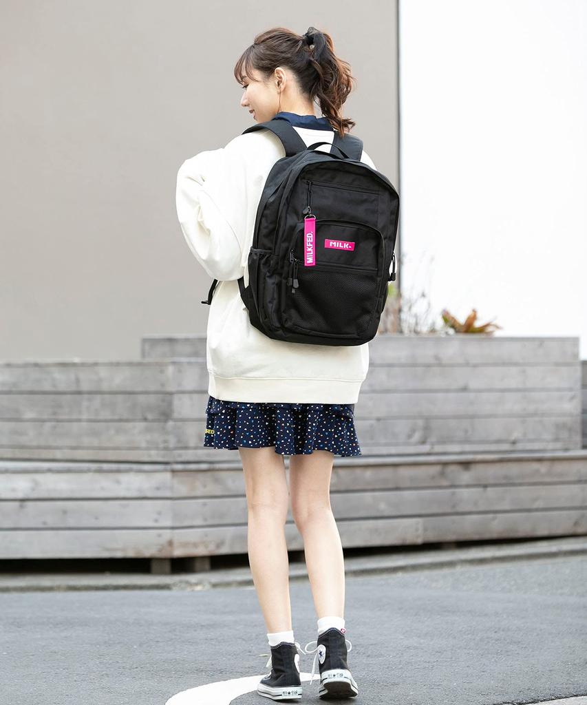 Рюкзак с двумя молниями W ZIP BACKPACK 103202053019 Розовый [Milkfed] Женский