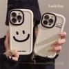Simple Graffiti Smiley Face Apple 16 Mobile Phone Case Iphone15 Silicone 11 Suitable for 14promax All Inclusive 12 Korean Style