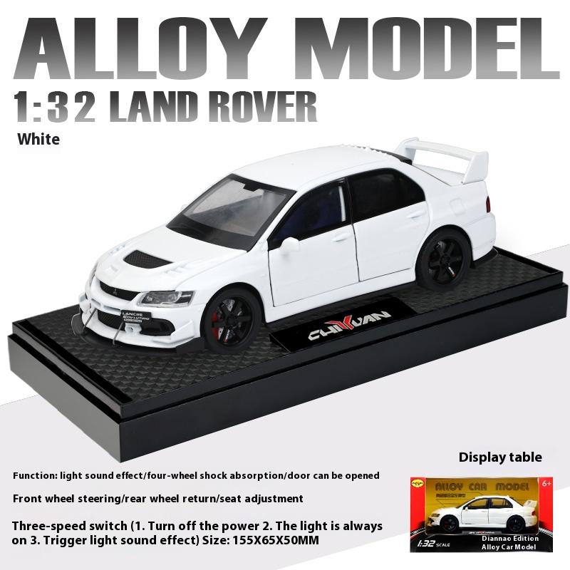 Mitsubishi EVO Model Alloy 1:32 Simulated Jdm Sports Car, Children's Toy Collection Model Ornaments for Boys Gifts