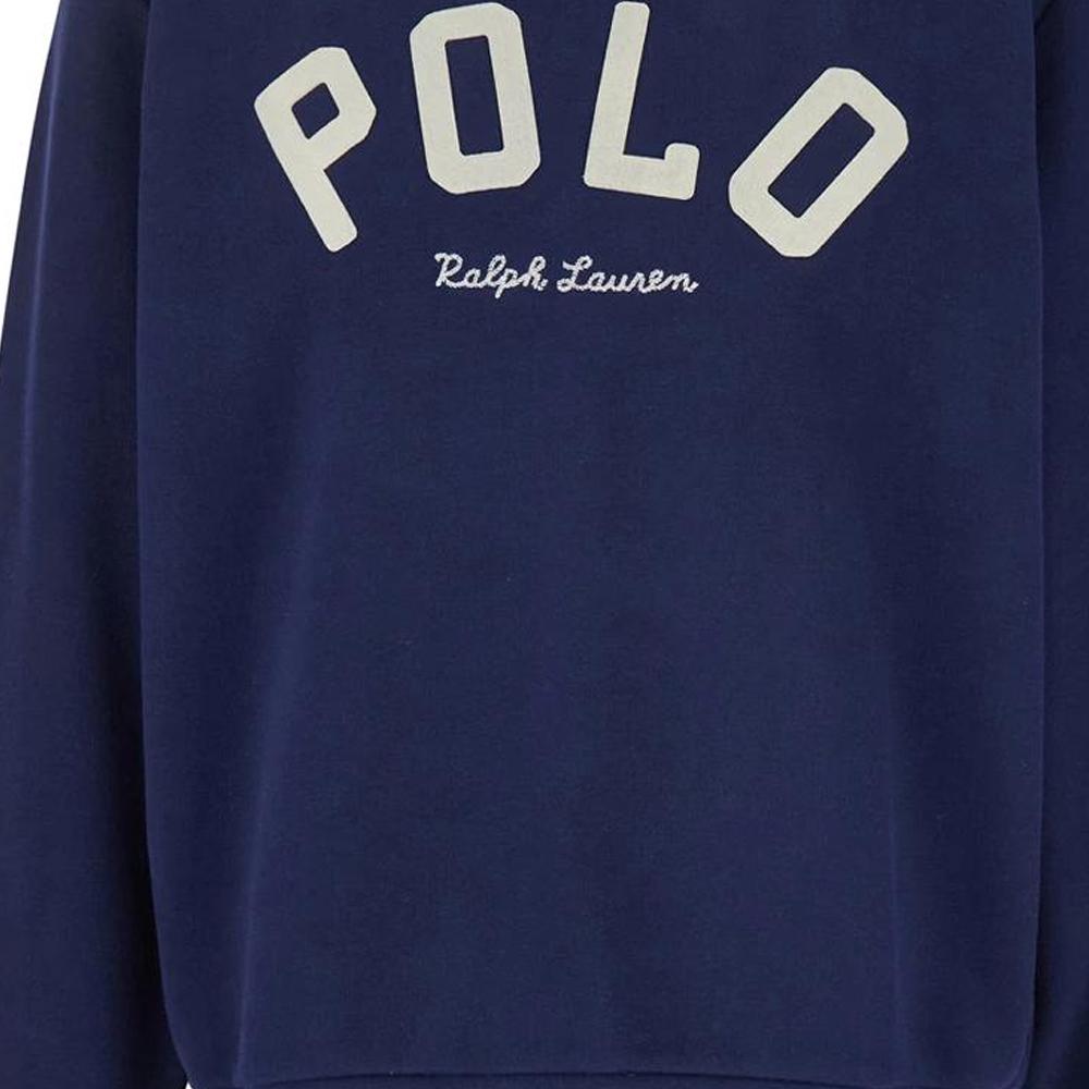 Polo Ralph Lauren Logo Letter Print Crew Neck Long Sleeve Sweatshirt Men Sweatshirt Blue 710952041-001