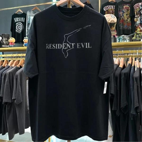 Новая одежда Resident Evil 5 Футболка 2009 Промо Игровая футболка Винтажная Черная S-5XL