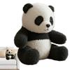 Panda Stuffed Doll Realistic Tabletop Pandas Plush Toy  Stuffed Animal Doll Collectible Decoration Emotional Soothing Companion
