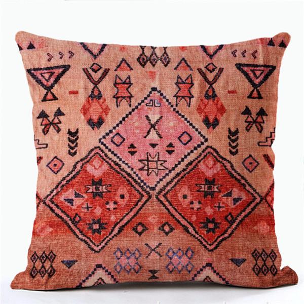 Ethnic Bohemian Throw Pillow Cover Bedroom Sofa Car Pillowcases Pillow Lumbar Pillow Sofa Pillowcase