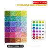 Хит продаж 24/48 цветов термомозаики, полный набор, бусины Perler 2,6 мм для 3D-поделок своими руками, с бумагой для глажки, подарок для детей и подростков