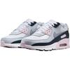 Nike Air Max 90 GS Pink Foam Armory Navy Детские кроссовки Белый Волк-Серый HF6358-104