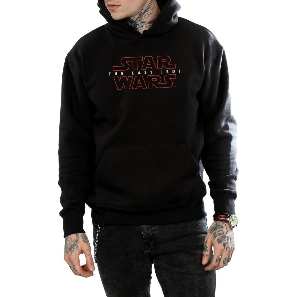 Star Wars Mens The Last Jedi Logo Hoodie