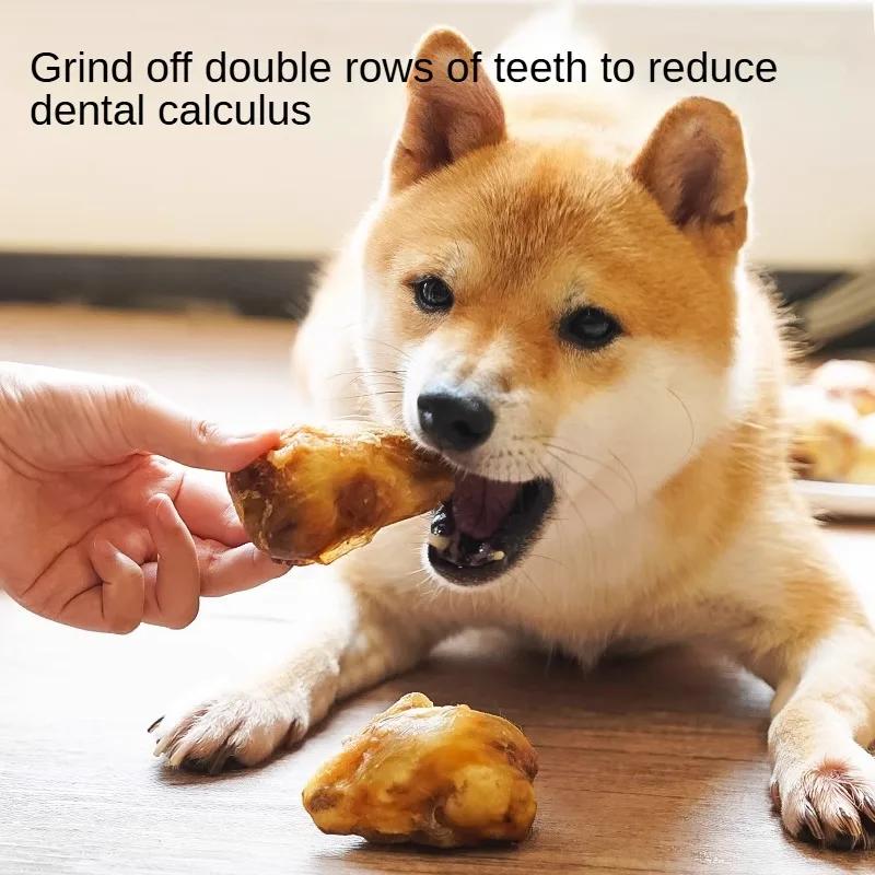 Лакомства для собак Чистка зубов Зубные палочки для собак Сушеная говядина Наколенники Обучение жеванию Интерактивное поощрение Обучение лакомства для собак Корм для щенков