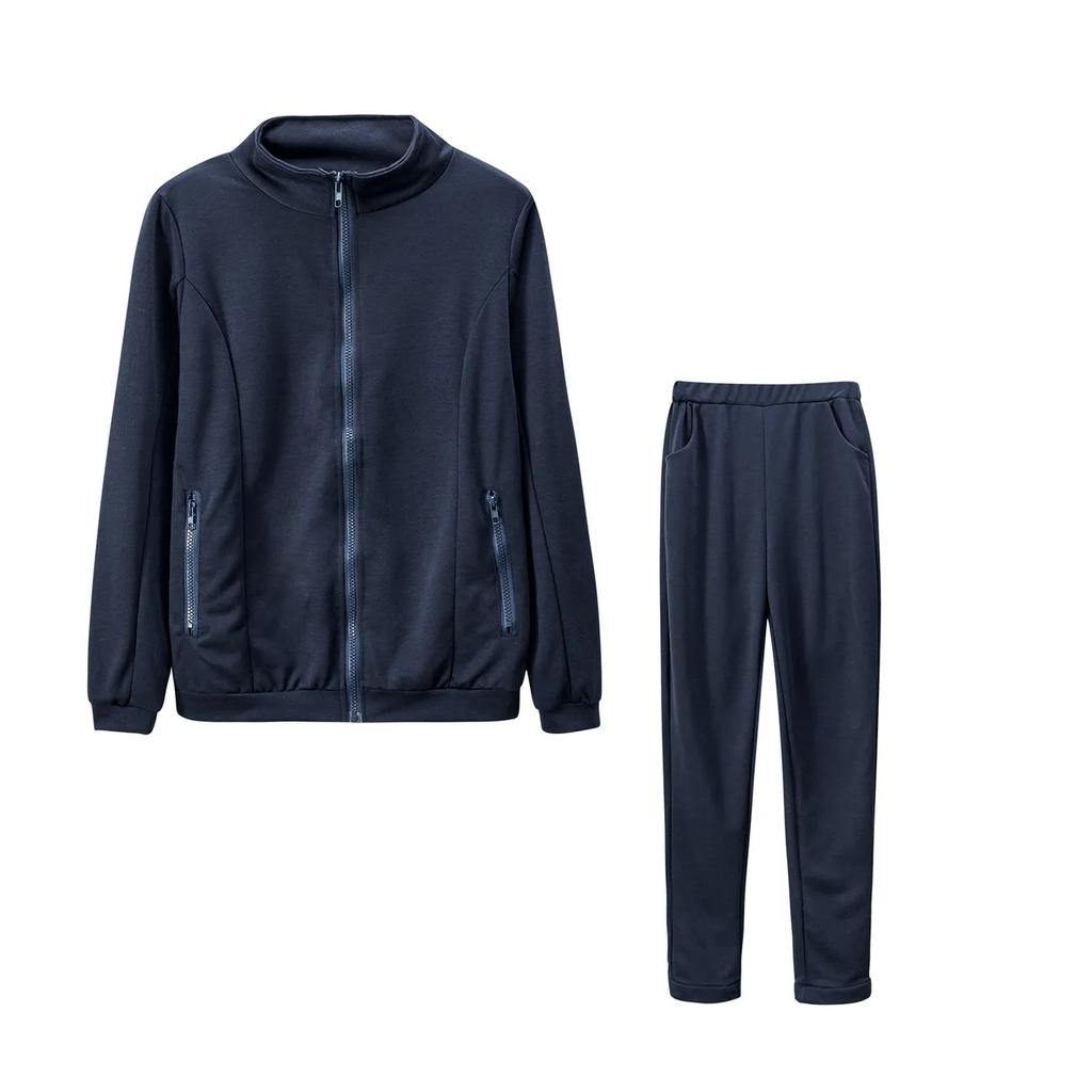 Autumn Spring Two-piece Set Women's Street Snap Recreational Outfit Two-piece Outfit Sports Set