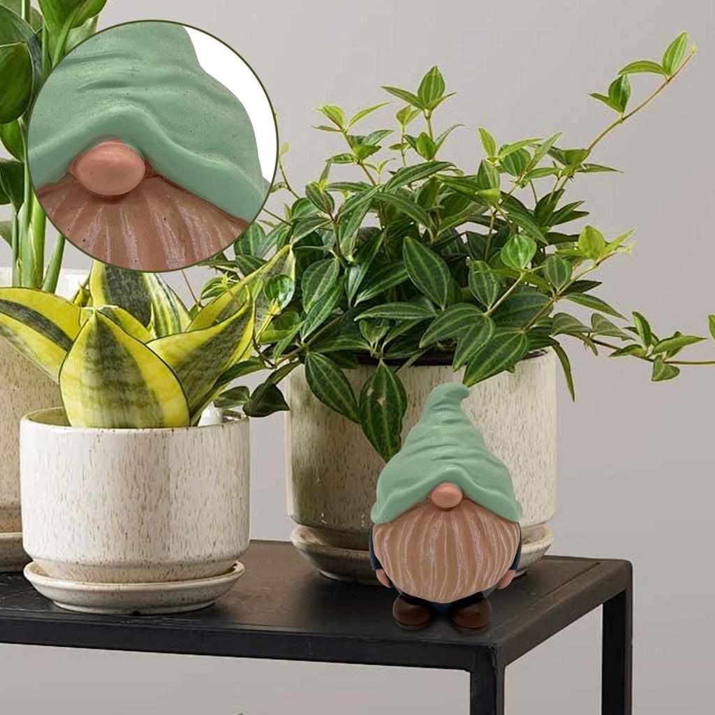 Озорная статуэтка садового гнома, украшения и декорации - Забавный садовый гном для наружного или домашнего декора