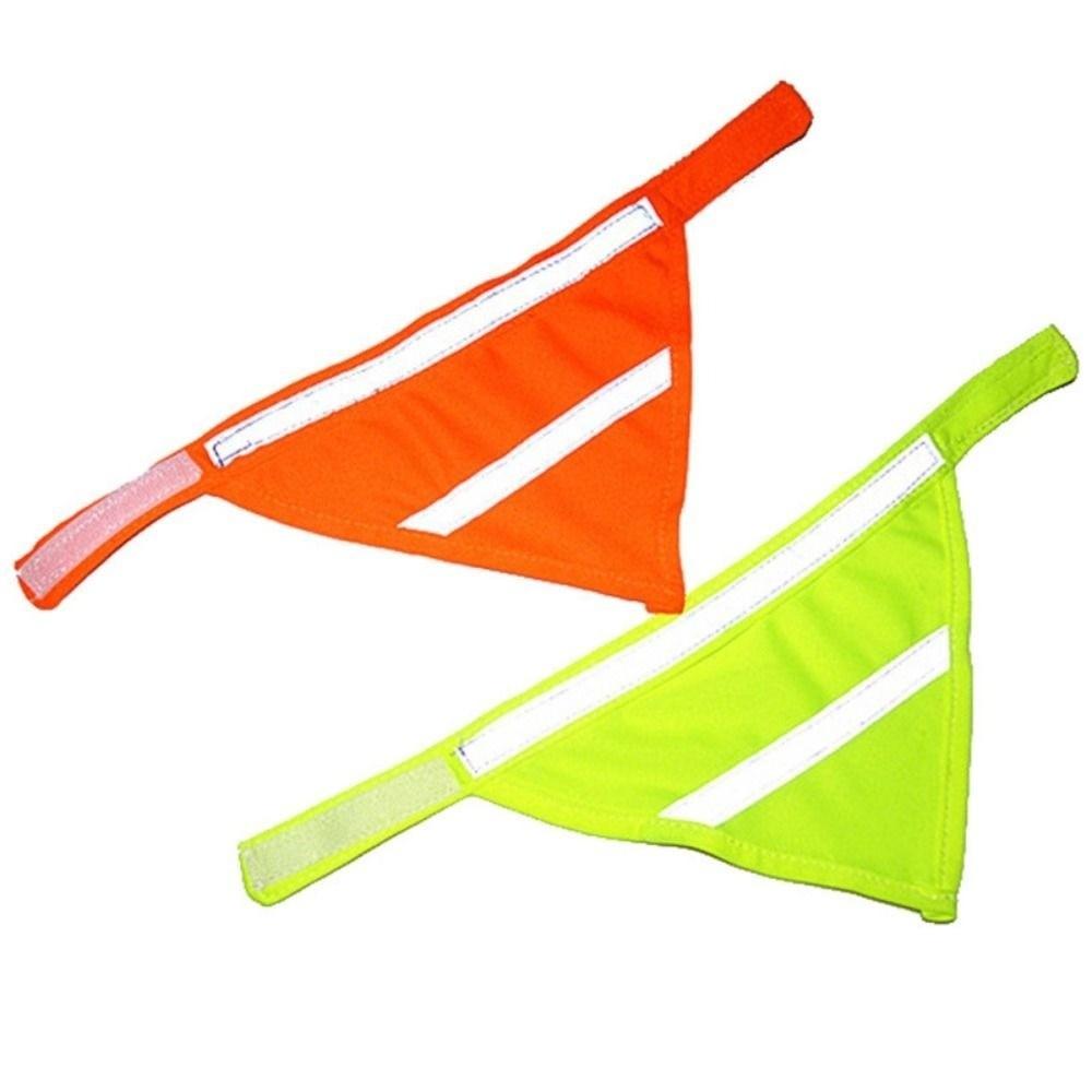 Слюнявчик для щенка Видимый нагрудник для питомца Отражающая флуоресцентная одежда для животных Собачий безопасный шарф Бег