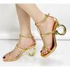 Модные женские сандалии 2025 Новые летние высококачественные сандалии с открытым носком Повседневные Элегантные Роскошные Сандалии на высоком каблуке Женская обувь для женщин