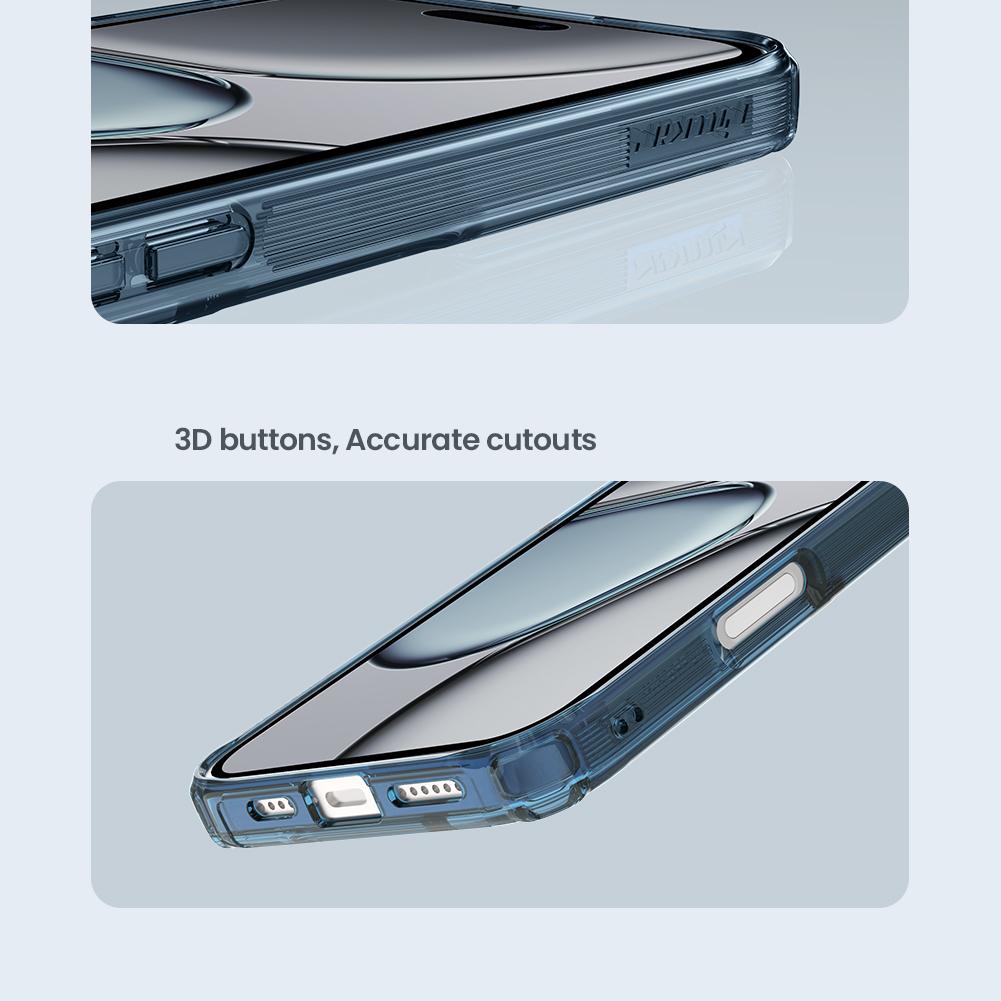 NILLKIN Для iPhone 16 Pro Max чехол для телефона Nature TPU Pro Magnetic Back Cover Slim Silicone Case