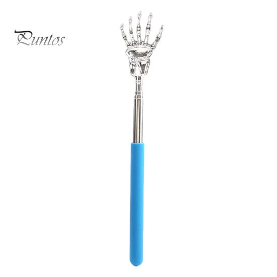 Выдвижной скребок для спины с призраком из нержавеющей стали, портативный телескопический массажер с когтями, забавный подарок для пожилых людей, пап, мужчин, женщин