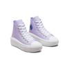 Converse Chuck Taylor All Star Move Platform High GS Gel Patch Kids Sneakers Purple Moonstone-Violet Royal-Pulse A02493C