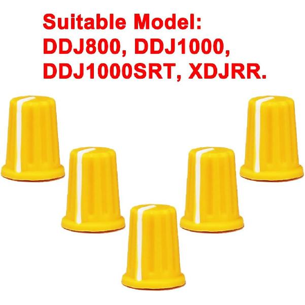 5 шт. Сменные поворотные ручки эквалайзера, Потенциометры-фейдеры, Колпачки для пуш-родов для DJ-контроллера, микшерной консоли Pioneer DDJ800, DDJ1000, DDJ1000SRT,
