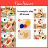 Shape Wooden Children And Color Cognition Matching Multifunctional Coin Toy Box
