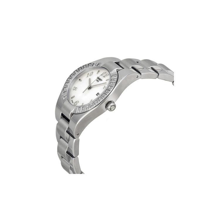 Tissot Женские часы Tissot Gran Collection с кварцевым механизмом, 32 мм, белый циферблат, корпус из нержавеющей стали T043.210.11.117.01