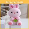 Rabbit Adorable Stuffed Animal Plushie Keychain Fluffy Bunny Doll For Ideas Gift