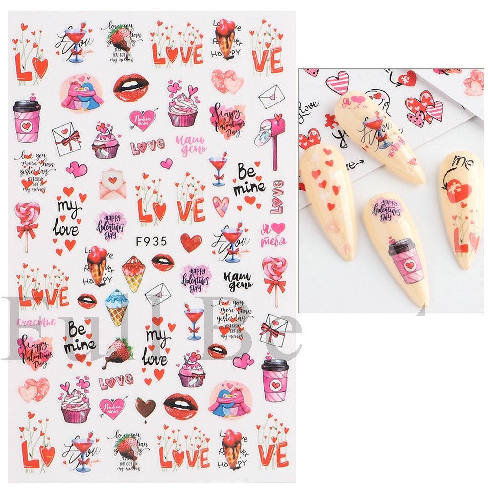 Nail Sticker 3D Liner Dark Butterfly Skull Flower Transfer Beautiful Decals Decoration Nail Art Accessories DIY Design