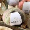 Moher Blend Knitting Yarn 25g Rainbow Gradient Handmade for Hats Scarves Sweaters
