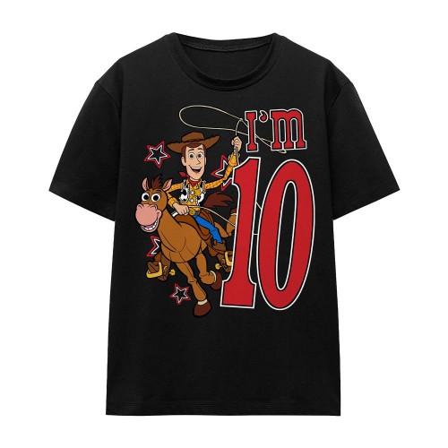 Toy Story Unisex Adult I´m 10 Woody Birthday T-Shirt