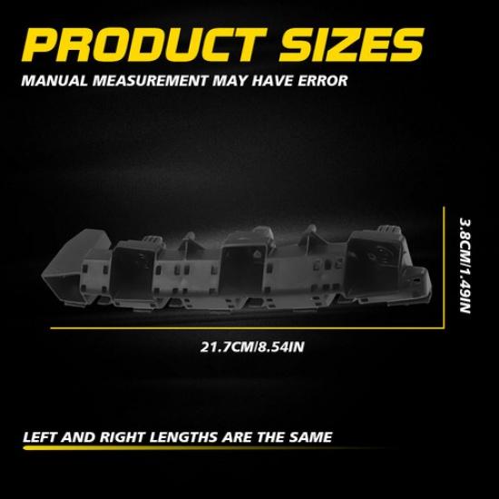 For 2012-2016 Subaru Impreza Front Bumper Retainer Support Bracket LH RH 2pcs EV