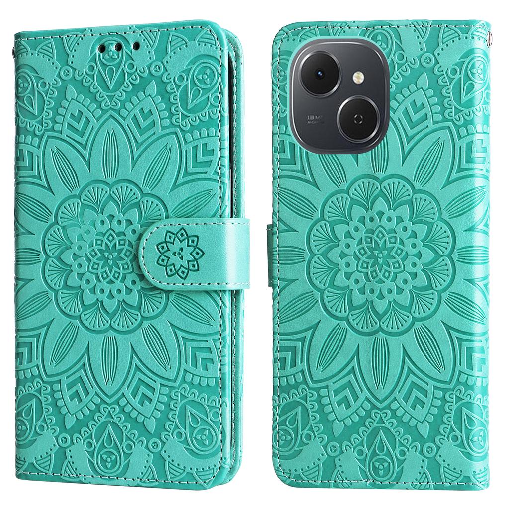 For TECNO Spark 40C Case Sunflower Imprint Leather Wallet Phone Cover