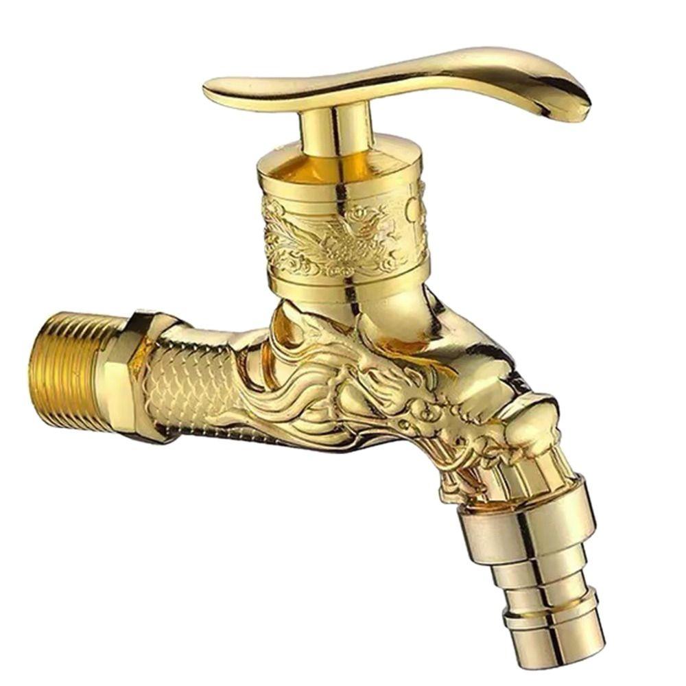Metal Fast Open Faucet Antique Mop Pool Cold Tap Cold Water Faucet Outdoor Garden Wash Basin Tap