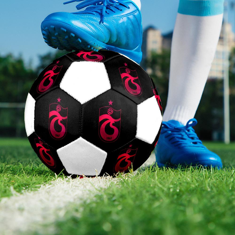 1 шт. Футбольный мяч Trabzonspor размер 5 PrahaМяч для мини-футбола Цветной Для всех возрастов Машинная строчка ПВХ Готов к соревнованиям Прочный Высокий отскок