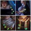 5pcs Luminous Tattoo Stickers Child Kid Temporary Fake Tattoos Glow Paste on Face Arm Leg for Children Body Art Mermaid Dinosaur