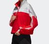 adidas Куртки Женские Красный Серый Многоцветный Воротник-стойка Умеренный Другое GJ9021