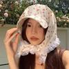 French Pastoral Style Headscarf Caps Sweet Lace Baseball Cap Fashion Sun Hats  Summer